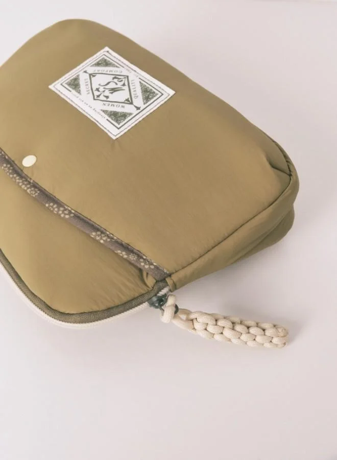 women'secret  Vivid green medium floral vanity case for Women | Best Price UAE